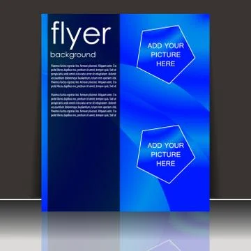 Abstract flyer or cover design - template Stock Illustration