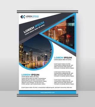 Abstract flyer template Illustrazione stock