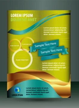 Abstract Flyer 1 Illustrazione stock