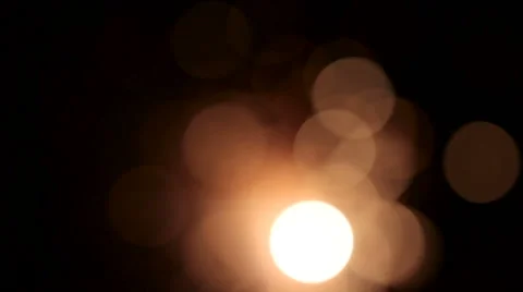 Abstract Flying Bokeh Balls Stock Footage 51934766
