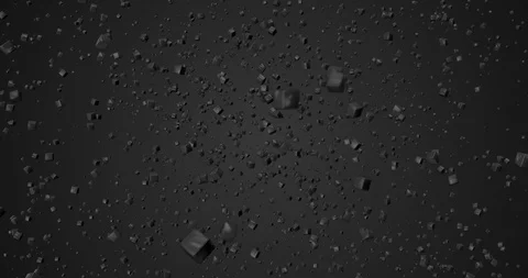 Abstract flying cubes gather in a sphere Stock Footage 102821156