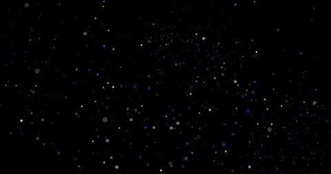 Abstract Flying dust particles on a black background 3d rendering 스톡 일러스트