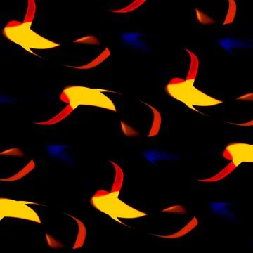 Abstract flying fish texture Stock Illustration