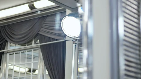 Abstract focus pull from Crittal window to Art Deco mirror Stock Footage 104463732