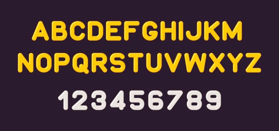 Abstract Font Stock Illustration