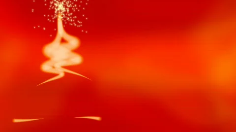 Abstract footage of a xmas tree Stock Footage 543962