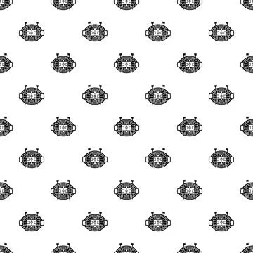 Abstract football stadium pattern repeating background design Stock Illustration