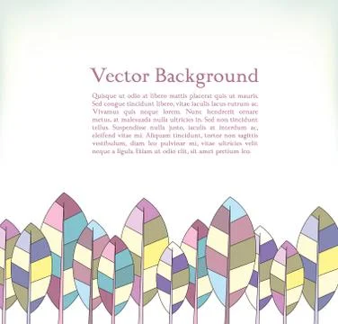 Abstract forest background Stock Illustration