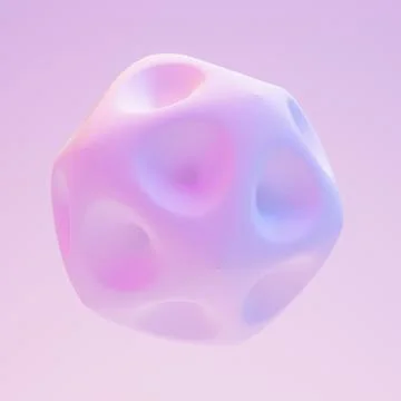 Abstract form. 3d illustration, 3d rendering. イラスト素材