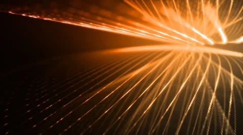 Abstract Form Amber Orange Stock Footage 25856088