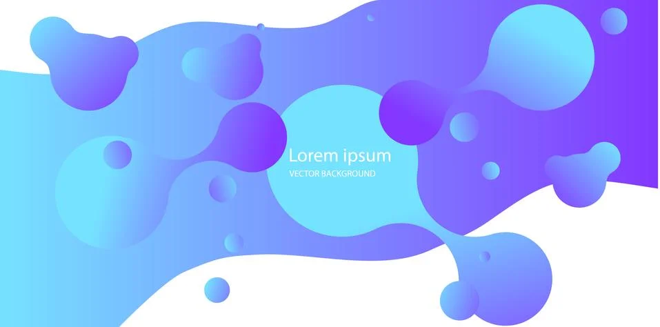 Abstract form of fluid. Liquid design. Liquid dynamic background for web sites Stock Illustration