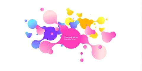 Abstract form of fluid. Liquid design. Liquid dynamic background for web sites Stock Illustration