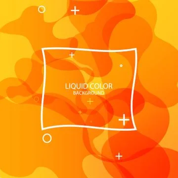 Abstract form of fluid. Liquid design. Liquid dynamic background for web sites Stock Illustration