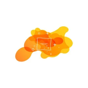 Abstract form of fluid. Liquid design. Liquid dynamic background for web sites Stock Illustration