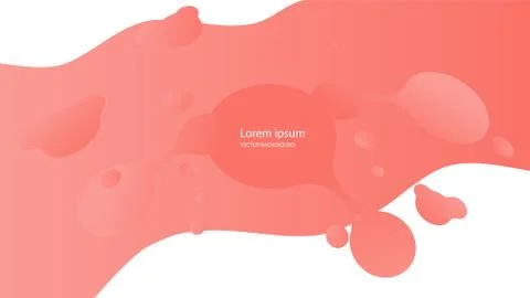Abstract form of fluid. Liquid design. Liquid dynamic background for web sites Stock Illustration