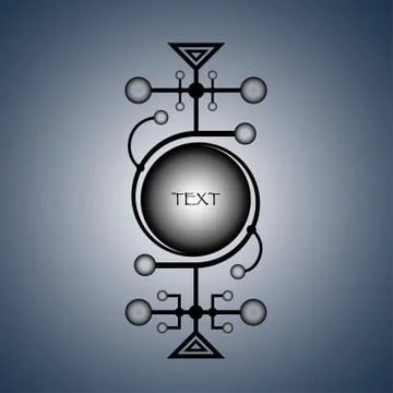 Abstract form Stock Illustration