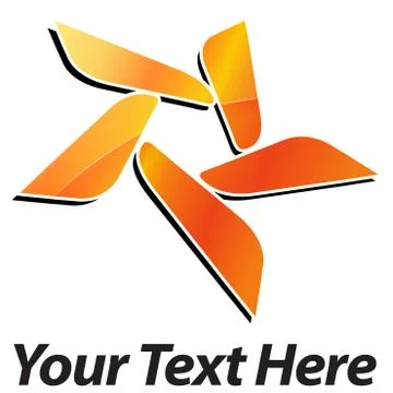 Abstract form Stock Illustration