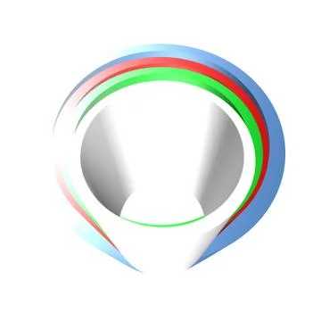 Abstract form Stock Illustration