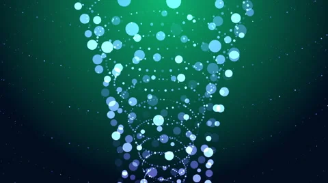 Abstract form, particle, loop Stock Footage 43175714