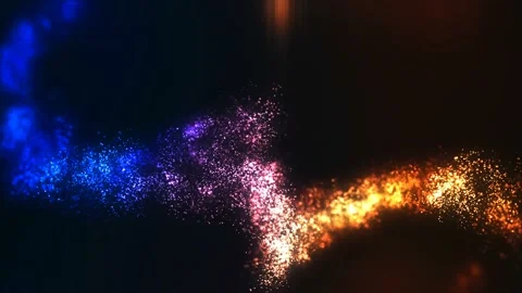 Abstract form from particles Stock-Footage 98836002