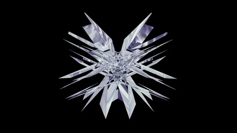 Abstract form transforming VJ Stock Footage 80422461