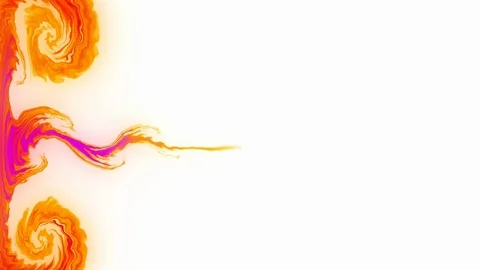 Abstract forms of colours moving on a white background Video stock 129559614