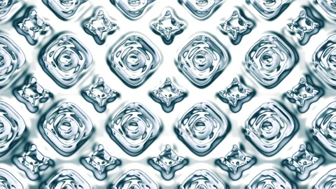 Abstract forms dynamically change and transform Stock Footage 134328625