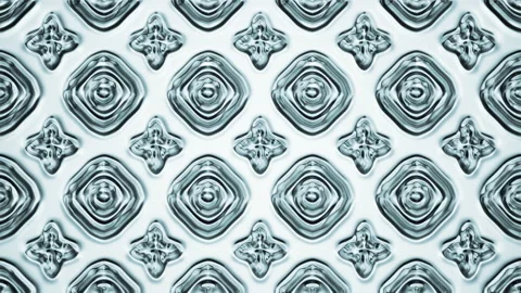 Abstract forms dynamically change and transform Stock-Footage 134328775