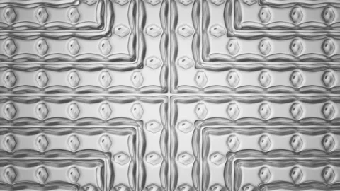 Abstract forms dynamically change and transform Stock Footage 134328833