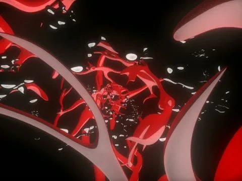 Abstract Forms Rotating Red Gyro Video stock 20398348