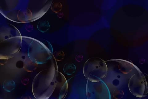 Abstract forms spheres overlap, art for creative creative graphic design Stock Illustration