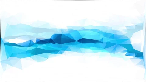 Abstract forms with triangles creating a mosaic like frozen water running Video stock 128351893