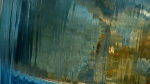 Abstract Fountain/Waterfall Stock Footage 52748348