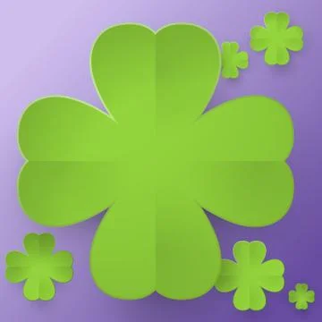 Abstract four leaf clover Stock Illustration