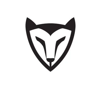 Abstract Fox Emblem. Isolated Vector Illustration Stock Illustration