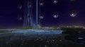 Abstract fractal art 3D geometry futuristic space base flight animation HD Footage