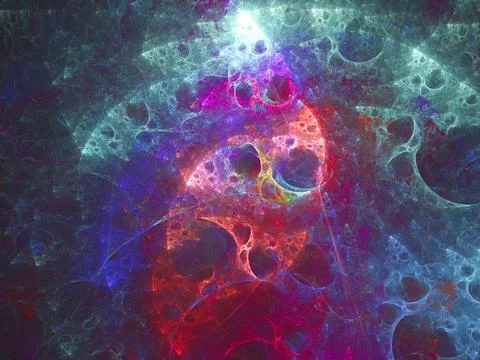 Abstract fractal art background. Computer generated fractal illustration ar.. 스톡 일러스트