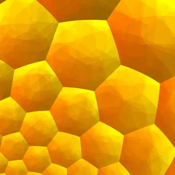 Abstract Fractal Background. Computer Generated Graphics. Inside of Honey Bee. Stock Illustration