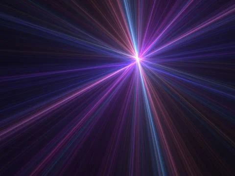 Abstract fractal background. Computer generated graphics. City lights motion  Stockillustratie