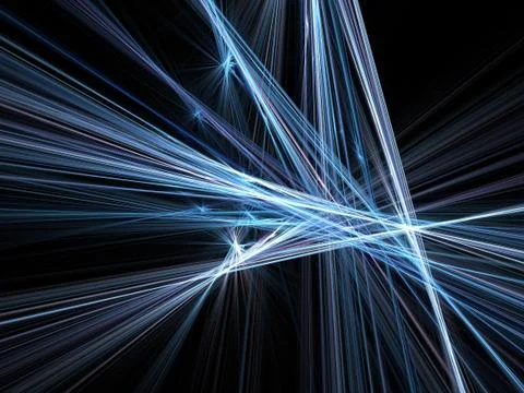 Abstract fractal background. Computer generated graphics. Motion blur lines 3 Stock Illustration