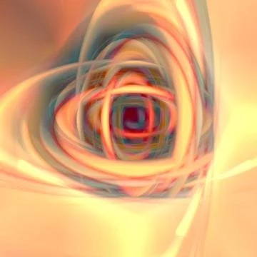 Abstract fractal background a computer-generated 2D illustration, texture Stock Illustration