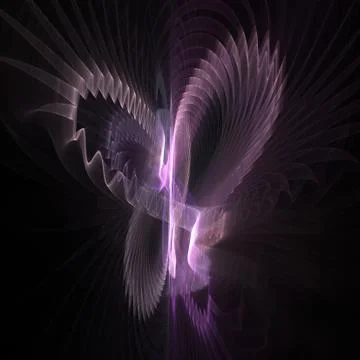 Abstract fractal background. Computer generated graphics. Colorful, imaginary Stock Photos