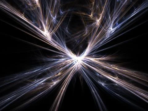 Abstract fractal background. Computer generated graphics. Mega explosion. Stock Photos