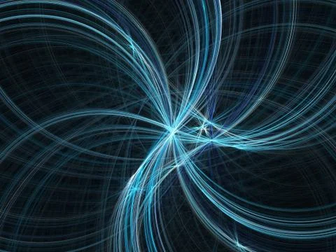 Abstract fractal background. Computer generated graphics. Multiple light wave Stock Photos