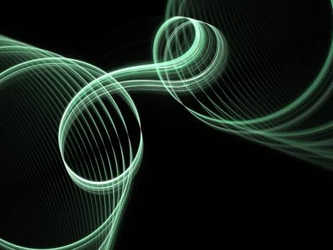 Abstract fractal background. Computer generated graphics. Light blur spiral 3 Stock Photos