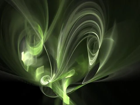 Abstract fractal background. Computer generated graphics. Strange silhouette  Stock Photos