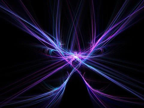 Abstract fractal background. Computer generated graphics. Strange explosion l Foto stock
