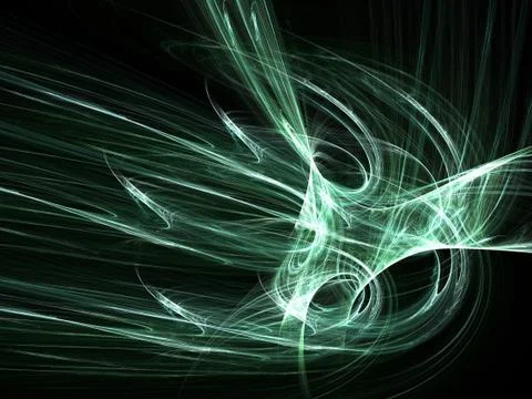 Abstract fractal background. Computer generated graphics. Light blur. Stock Photos