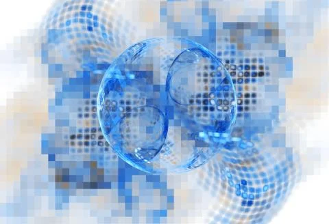 Abstract fractal background for creative design Stock Illustration