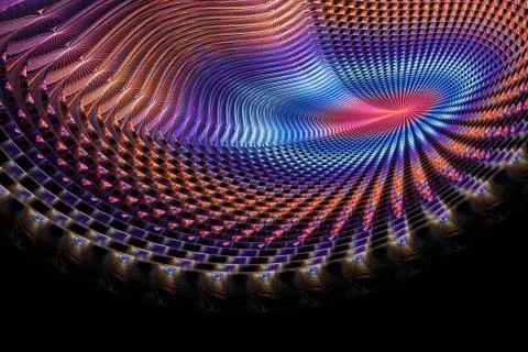 Abstract fractal background for creative design Stock Illustration